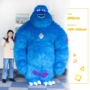 Efun inflable gigante azul monstruo disfraces <span class=keywords><strong>Sully</strong></span> mascota FIESTA DE Halloween para publicidad al aire libre adulto <span class=keywords><strong>Sully</strong></span> Monster Inc disfraz - Product Image 2