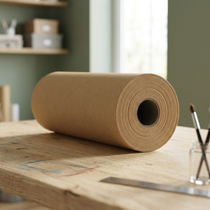 Rollo Jumbo de Papel Kraft Marrón, Papel para Manualidades, Recubierto de Almidón por Ambos Lados, Biodegradable, Reciclable, Compatible con Impresión Digital, Industrial - Product Image 3
