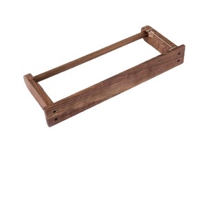 Wooden <b>Kitchen</b> <b>Paper</b> Towel Holder Under Cabinet Mount Easy Installation Space Saving Rack - Product Image 5