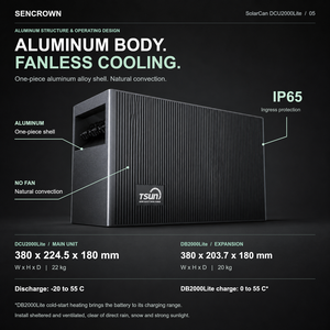 Sistema de Almacenamiento de Energía Doméstico con Salida de 2000W, Batería LiFePO4 Expandible de 10.05kWh para Aplicaciones <span class=keywords><strong>Solares</strong></span> en Balcones - Product Image 5