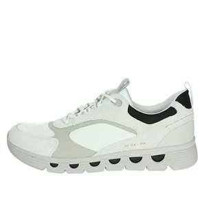 Geox Sneakers Uomo U46HRA 0FU22 Bianco Canvas Scarpe Trendy - Product Image 1