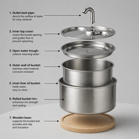 Fontaine à eau automatique pour chiens et chats de 3,2 L en plastique, distributeur d'eau pour animaux de compagnie à circulation automatique, bol d'eau fraîche filtrée, intérieur/extérieur