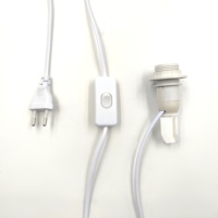 Douilles de lampe E27, E12, E14, Prise EU, Prise US, Prise UK, Prise australienne, Interrupteur 303, Câblage, Accessoires d'éclairage LED