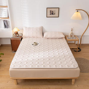 Set Sprei Modern Minimalis Laris Manis, Empat Musim, Anti Selip, Penutup Kasur Tahan Air, Tipis, untuk Kamar Tidur - Product Image 2