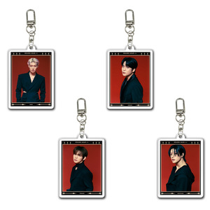 Spot New Ateez Gold Hour UV Printed Acrylic Stars Around Exquisite Ornaments Cute Fashionable Backpack Pendant <b>Key</b> <b>Chain</b> - Product Image 1
