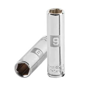 Juego de Llaves de Tubo Largas de 9 mm, 6 Puntas, Accionamiento de 1/4 de Pulgada, Marca TRUPER - Product Image 1