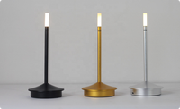 Lampe de nuit extérieure IP65 pour le camping, décoration LED, lampe de table rechargeable sans fil tactile pour bar de restaurant