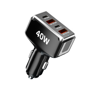 ที่ชาร์จโทรศัพท์ในรถยนต์ 75W PD 30W QC 22.5W ช่อง USB C คู่ ชาร์จเร็วสำหรับอุปกรณ์มือถือ - Product Image 4