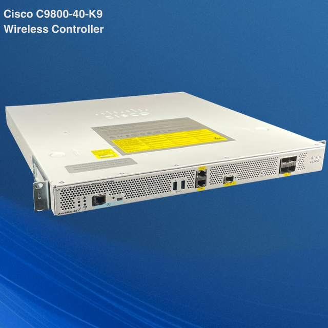 Brand New Cisco C9800-40-K9 40Gbps Throughput Wi-Fi 6 Ready Dual PSU Wireless WLAN Controller C9800-40-K9