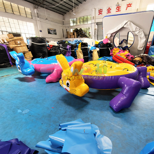 Jeux gonflables interactifs amusants de carnaval en plein air pour adultes, jeux de team building sur le thème des chenilles. - Product Image 5