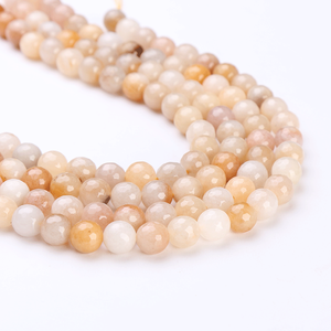 ลูกปัดพลอยธรรมชาติ WENCHI สำหรับทำเครื่องประดับ อาเกตและเพชร ขนาด 3 และ 8 มม. ฮ่องกง - Product Image 6