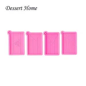DY0777 DIY Shiny Puerto Rico Canada and Many Countries Silicone mold for Keychain - Jewelry Resin Casting Moulds - DIY Epoxy Res