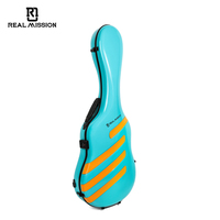 Grosir kustom fluorit misi gitar tas kasus serat kaca asli kasus keras untuk Bass listrik & gitar klasik