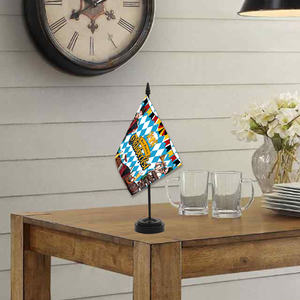 桌子旗慕尼黑啤酒节桌子旗14x21CM厘米，带ABS底座节日装饰 - Product Image 5