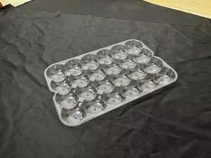Bandeja de Plástico Transparente de PVC con 24 Compartimentos para Frutas, 24 Unidades por Paquete, Bandeja Transparente para Empacar Manzanas, Bandeja Transparente para Manzanas - Product Image 4