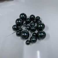 Vente en gros 20 pièces/sac de boules de gâteau fausse boule de noël saint valentin décorations de gâteau fournitures de décoration de gâteau boules brillantes