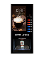 Machine à café entièrement automatique 8 saveurs, machine à café instantané, distribution automatique de tasses, types variés