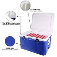 Glacière isotherme portable LIHENG 48L avec blocs de glace réutilisables, conception étanche pour usage extérieur