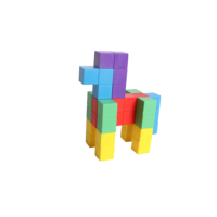 40 Piezas de Cubos Magnéticos Coloridos STEM para Niños, Bloques de Construcción Magnéticos Educativos Preescolares para Niños, Juguetes de Construcción