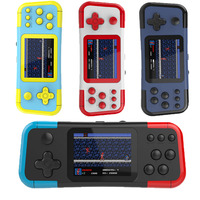 Joystick retro mini pantalla grande, consola de juegos portátil, 666