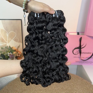 Lot de 12 mèches bouclées caribéennes en gros, 100g par paquet, extensions super double drawn 100% cheveux humains, vente chaude - Product Image 3