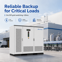 Système de stockage d'énergie diesel photovoltaïque intégré de 250 kW, 522 kWh pour l'alimentation de secours industrielle