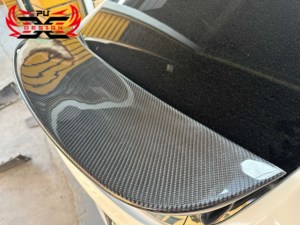 Paraurti Posteriori in Fibra di Carbonio Stile CMS Ting Wing, Ultra Leggeri con Finitura Lucida per Tesla Model X Plaid 2017-2019 - Product Image 2