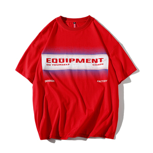 Nuevo diseño de algodón de manga corta Hip Hop Streetwear de los hombres de <span class=keywords><strong>la</strong></span> moda Graffiti T camisa - Product Image 1