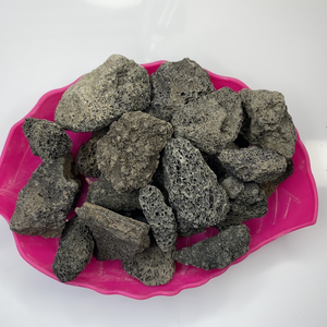 블랙 정통 벽돌 용암 바위 돌 높은 베이킹 capaci - Product Image 6