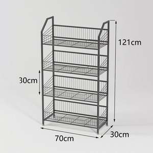 Estante de exhibición de metal Exhibición de alimentos de metal inoxidable personalizada Mini pequeños aperitivos Soporte de exhibición de almacenamiento de dulces - Product Image 2