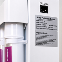 Machine à eau ultrapure de laboratoire Aoda 10L/H, système RO DI, pureté élevée 18,2 M Ohm.cm, faible teneur en organique, protection IP66, purificateur d'eau