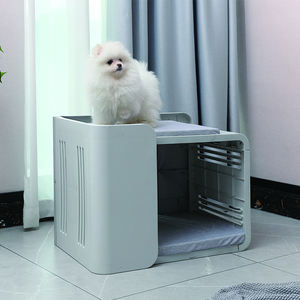 บ้านสุนัขทำจากพลาสติกถอดออกได้,บ้านสุนัขและแมวสำหรับใช้ในร่มขนาดกลาง - Product Image 4