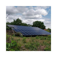 Systèmes de montage au sol solaires en acier robuste galvanisé à chaud, garantie 25 ans, pour les petites installations utilitaires