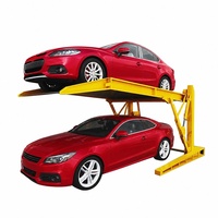 Lève-voiture inclinable compact hydraulique pour espaces de stationnement restreints dans les garages résidentiels