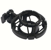 Supports anti-choc en plastique noir XTUGA FZJ01 pour studio d'enregistrement, pour diffusion en direct, support de micro pour ordinateur