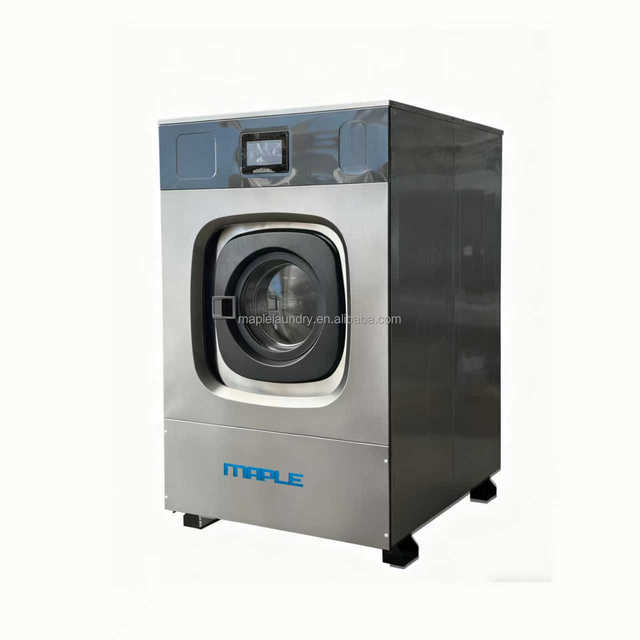 Laundry Equipment Commercial Laundry Washing Machine High Temperature Sterilization Stainless Steel Inner Drum