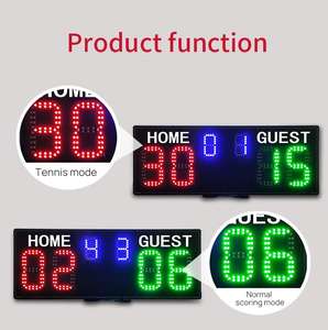 Compteur de points électronique pour padel GANXIN avec logo personnalisé, tableau de scores de <span class=keywords><strong>tennis</strong></span> numérique professionnel à LED avec contrôle par montre - Product Image 3