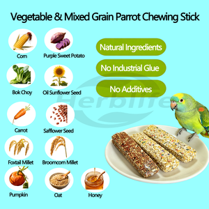 Barra de Dentición para Loros de Vegetales y Granos de Alta Calidad, Marca Privada OEM, 16 oz, Sin Aditivos, Deliciosa y Nutritiva - Product Image 2