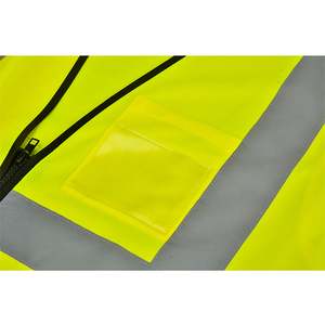 Giacca di Sicurezza Riflettente a Maniche Corte in Poliestere ANSI/ISEA Personalizzabile con Logo Abbigliamento ad <span class=keywords><strong>Alta</strong></span> <span class=keywords><strong>Visibilità</strong></span> per Uomo e Donna - Product Image 3
