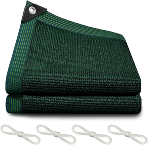 Filet d'ombrage tissé vert stabilisé aux UV pour jardin, serre, cour arrière et patio - Product Image 1