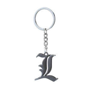 Portachiavi <span class=keywords><strong>Anime</strong></span> <span class=keywords><strong>Death</strong></span> <span class=keywords><strong>Note</strong></span> L in Lega di Zinco di Alta Qualità, Ciondolo a Forma di Quaderno Nero, Vendita all'Ingrosso - Product Image 6