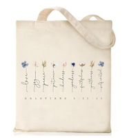 Sac fourre-tout en toile vintage chrétien DLBZ, sac à main inspiré de la Bible, cadeau d'anniversaire pour un ami fidèle, sac de cérémonie religieuse, 34*38cm