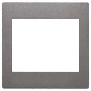 Placca 3M BS Metal 12.2x9 Cm Wall <b>Switch</b> Plate Silver Finish - Product Image 1