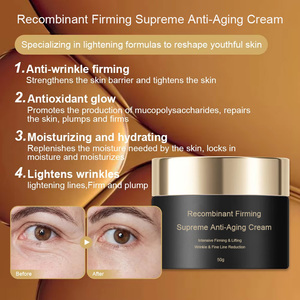 Crème visage anti-âge et anti-rides bio 50g avec perle de collagène d'acide hyaluronique rétinol pour une <span class=keywords><strong>lotion</strong></span> raffermissante pour la peau - Product Image 3