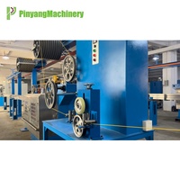 Línea de Coextrusión de Doble Capa de Precisión Pinyang para Cableado de Construcción con Revestimiento de Nylon THHN, Maquinaria Extrusora de Cable de PVC