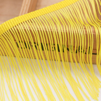 Haute qualité Polyester frange glands coupe accessoires fabricant de gros pour rideau décoration & vêtement