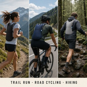 Sac à dos d'hydratation 2L personnalisé avec logo, léger, avec poche à eau, pour la course à pied et le cyclisme, vente en gros directe d'usine OEM ODM, MOQ 500 - Product Image 4