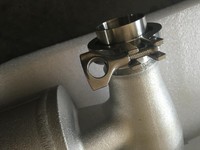 Medidor de flujo de fluido con sensor de tubo de precisión de acero inoxidable 0.2% Medidor de flujo másico de Coriolis tipo en forma de U de etilenglicol