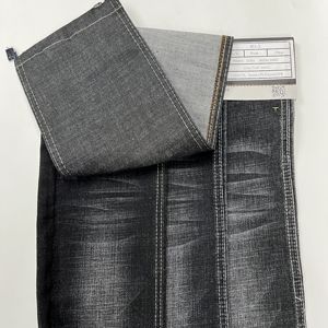 Tessuto Denim Naturale Ananas e Canapa 60/40, Stile Tessuto Liscio, Tinto in Filo, Impermeabile, per Designer di Abbigliamento, Negozi di Tessuti, Rivendita - Product Image 4