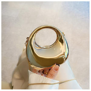 I-0288 Wholesale Designer <b>Bags</b> Luxury Acrylic Wedding Party <b>Clutch</b> Candy Color Wrist <b>Bags</b> Bright Dumpling Design Handbag - Product Image 5